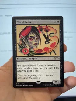 1X Blood Artist MINT Secret Lair Full Sleeves The Tattoo Pack MTG Magic EDH - Image 1