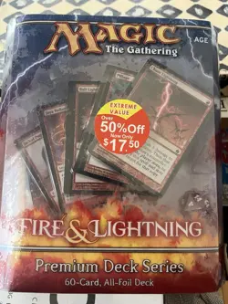Magic The Gathering Fire & Lightning * Premium Deck Series * Factory Sealed MTG - Image 1