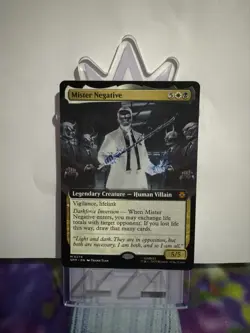 Mister Negative Magic The Gathering Spider-Man Mythic Rare Extended Art #274 NM+ - Image 1