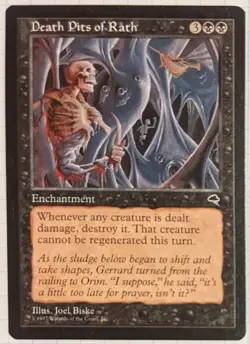 MTG Death Pits of Rath LP Rare Tempest - Image 1