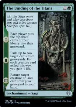 The Binding Of Titans NM/M* FOIL Theros Beyond Death ENGLISH 166/254 -UnltdCards - Image 1