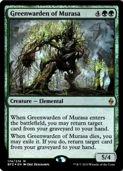 Greenwarden Of Murasa LP* FOIL Battle For Zendikar ENGLISH 174/274 -UnltdCards - Image 1