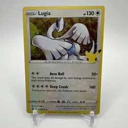 Lugia 22/25 Pokemon TCG 2021 25th Anniversary Celebrations Holo Rare NM - Image 1