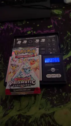 Heavy Pokemon Prismatic Evolutions Pack 23.6G !! Possible God/Demi Pack !! - Image 1