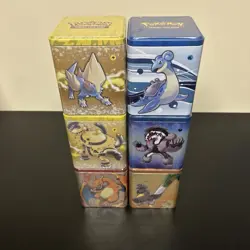 2022 Pokemon TCG: New Sealed Stacking Tins Lot Of 6x - Image 1