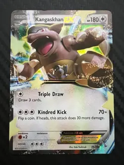 Pokemon TCG Kangaskhan EX Holo Foil Ultra Rare 78/106 Flashfire HP - Image 1