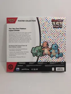 Nintendo Pokemon TCG Scarlet & Violet - 151 Poster Collection Box - 3 Packs 820650853166 - Image 2