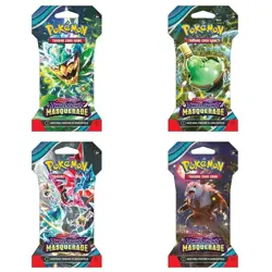 Pokemon TCG: Twilight Masquerade - 39x Sleeved Booster Packs - Randomized Art - Image 1