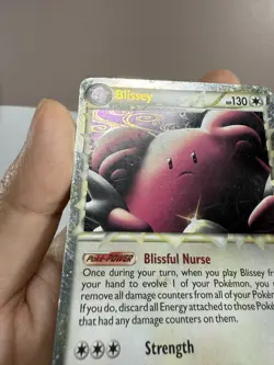 Pokemon Blissey Prime 106/123 HGSS Heartgold & Soulsilver 106/123 Holo *Damaged* - Image 5