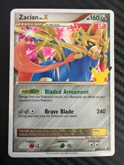 Pokemon TCG Zacian LV. X SWSH135 Black Star Promo Holo VLP - Image 1