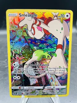 Pokemon Smeargle TG10 Silver Tempest Trainer Gallery Ultra Rare Full Art Holo NM - Image 1