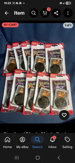Destined Rivals Single Pack Checklane Blister Eevee - SV10: Pokemon Lot of 8 - Image 1