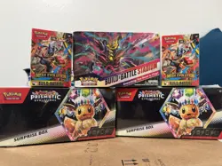 Pokemon Build & Battle Stadium, Mega Evolution Booster, Prismatic Sealed lot!! - Image 1