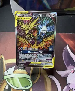Pokemon TCG Moltres Zapdos Articuno GX TAG TEAM #SM210 Black Star Promo - Image 1