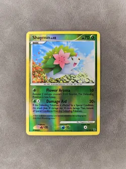 Pokemon TCG Shaymin 14/127 Reverse Holo Rare - Platinum - LP - Image 1