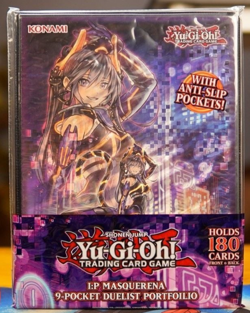 Yu-Gi-Oh! I:P Masquerena 9-Pocket Duelist Portfolio Binder New Free Shipping USA - Image 1