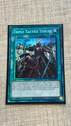 Yu-Gi-Oh! TCG Triple Tactics Thrust Collectors Rare RA03-EN072 1st Edition NM/M - Image 1