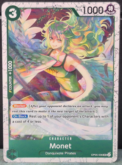 Monet OP05-036 Pirate Foil The Best Vol 2 One Piece PRB-02 Near Mint Card Game - Image 1