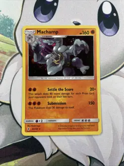 Pokemon TCG Machamp Holo Rare Card Guardians Rising 65/145 - Image 1