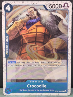 Crocodile OP07-040 Pirate Foil The Best Vol 2 One Piece PRB-02 Near Mint Card NM - Image 1