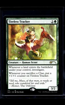 2022 MTG Magic the Gathering SLD Secret Lair Drop #711 Tireless Tracker - Image 1