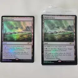2x MTG FOIL Blighted Fen Friday Night Magic FNM Promo NM Near Mint - Image 1