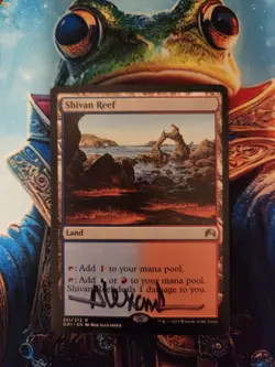 MTG Shivan Reef - Magic Origins Regular - Signed By Artist LP - Image 1