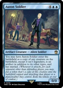 Auton Soldier - Near Mint MTG Universes Beyond: Doctor Who - Image 1