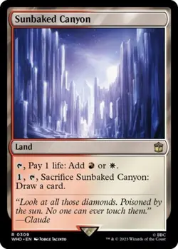 Sunbaked Canyon - Near Mint MTG Universes Beyond: Doctor Who - Image 1