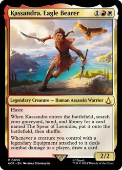 Kassandra, Eagle Bearer - Near Mint MTG Universes Beyond: Assassin's Creed - Image 1