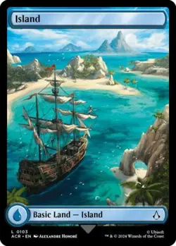 Island (0103) - Near Mint MTG Universes Beyond: Assassin's Creed - Image 1