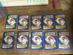 Pokemon Base Set 2 Pokemon Cards 10 Count Common And Uncommon - Image 2