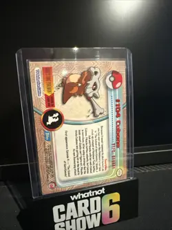 Holo Topps Pokemon 104 Cubone Blue Label NM - Image 2