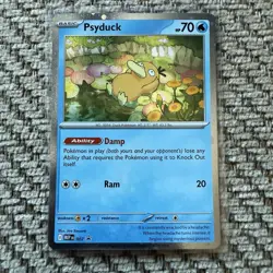 Psyduck 007 with SWIRL Black Star Promo Mega Evolution Pokemon TCG - Image 1