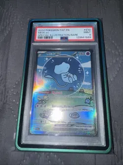 PSA 9 Mint Mew EX Bubble Mew Pokemon Paldean Fates SIR 232/091 - Image 2
