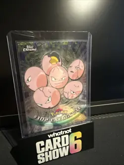 Chrome Topps Pokemon 102 Exeggcute NM - Image 1