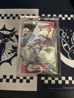 Pokemon TCG SWSH Fusion Strike Booster Box Sealed W/ Acrylic Case And Small Tear - Image 4