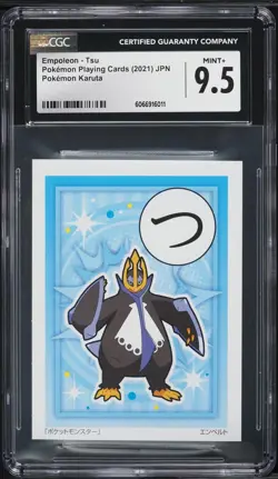 Pokemon Japanese Playing Cards Karuta Empoleon - Tsu CGC 9.5 - Image 1