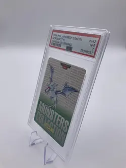 1996 Pokemon Japanaese Bandai Aerodactyl Carddass Vending #142 PSA 7 - Image 2