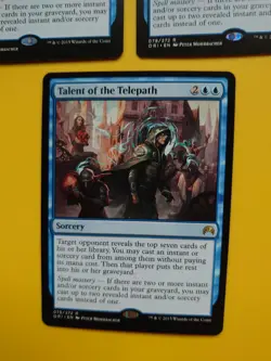 MTG Card. Talent of the telepath x3 origins rare sorcery - Image 2