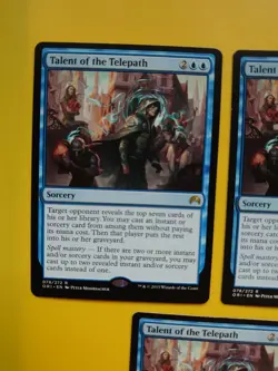 MTG Card. Talent of the telepath x3 origins rare sorcery - Image 4
