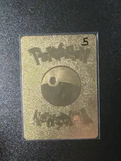 Rainbow PIKACHU VMAX - Gold Foil Pokemon Card HP310 44/185 Fan Art CARD - Image 2