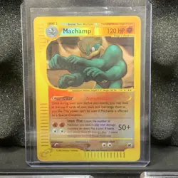 Machamp 16/165 Reverse Holo Rare Expedition Base Set Pokemon Card MP - Image 1