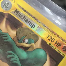 Machamp 16/165 Reverse Holo Rare Expedition Base Set Pokemon Card MP - Image 2
