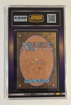 MTG Card Liliana, Dreadhorde General Stained Glass SLD Graded Ambr 9 Purple Fade - Image 2