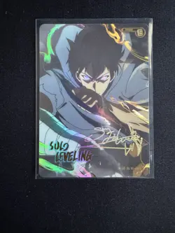 ☆HR SL1E-091 SUNG JINWOO Alt. Art PARALLEL Solo Leveling Mapniverse Card - Image 1