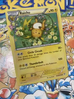 Raichu RC9/RC32 C Pokemon TCG Card Radiant Collection Generations - Image 2
