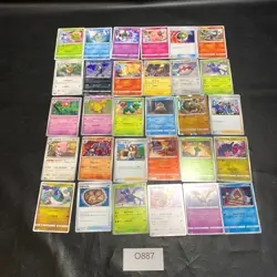 Pokemon Card Lot Of 30 Japanese Common Uncommon Rare - Image 1