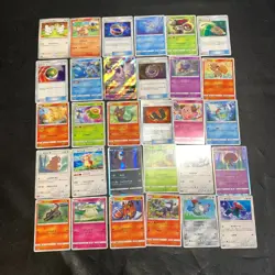 Pokemon Card Lot Of 30 Japanese Common Uncommon Rare - Image 1