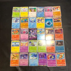 Pokemon Card Lot Of 30 Japanese Common Uncommon Rare - Image 1